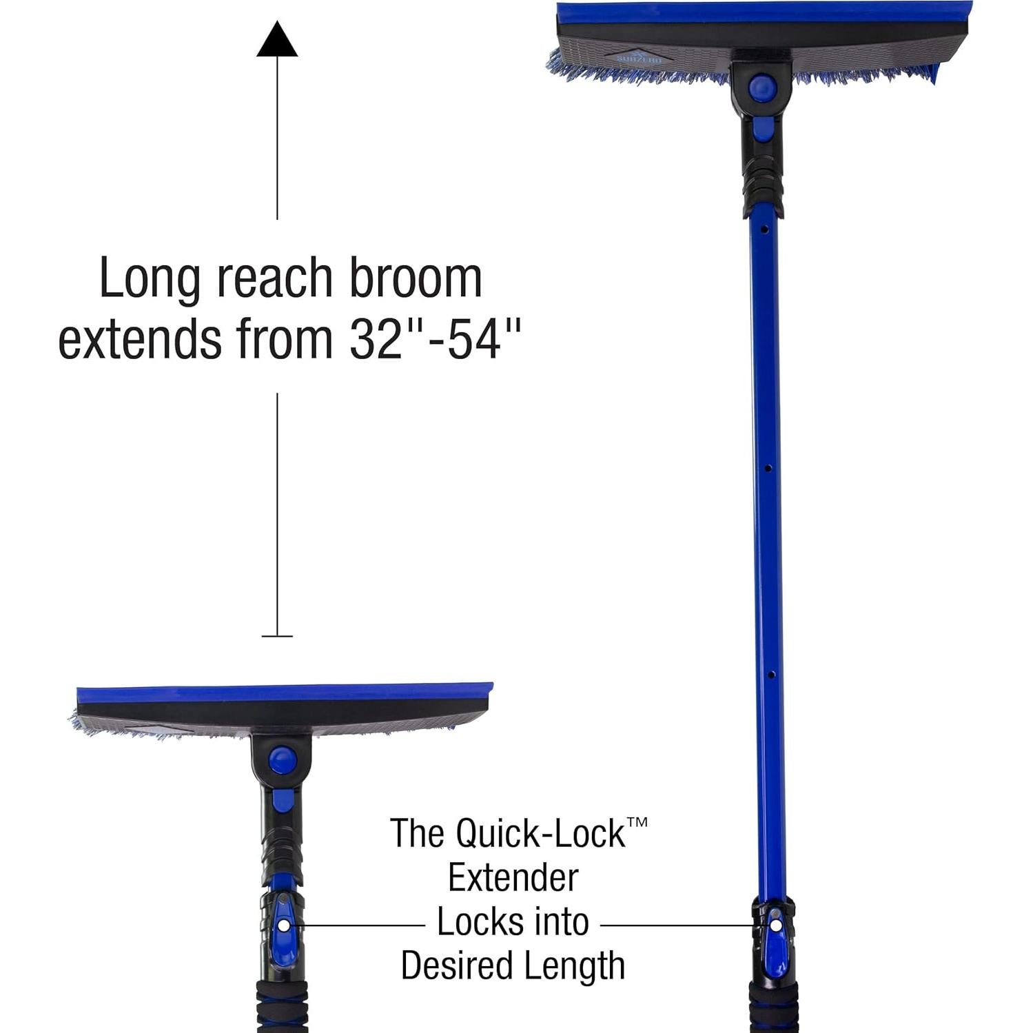 SubZero POWER-Force Snow Broom 137 cm y Raspador de Hielo 28 cm