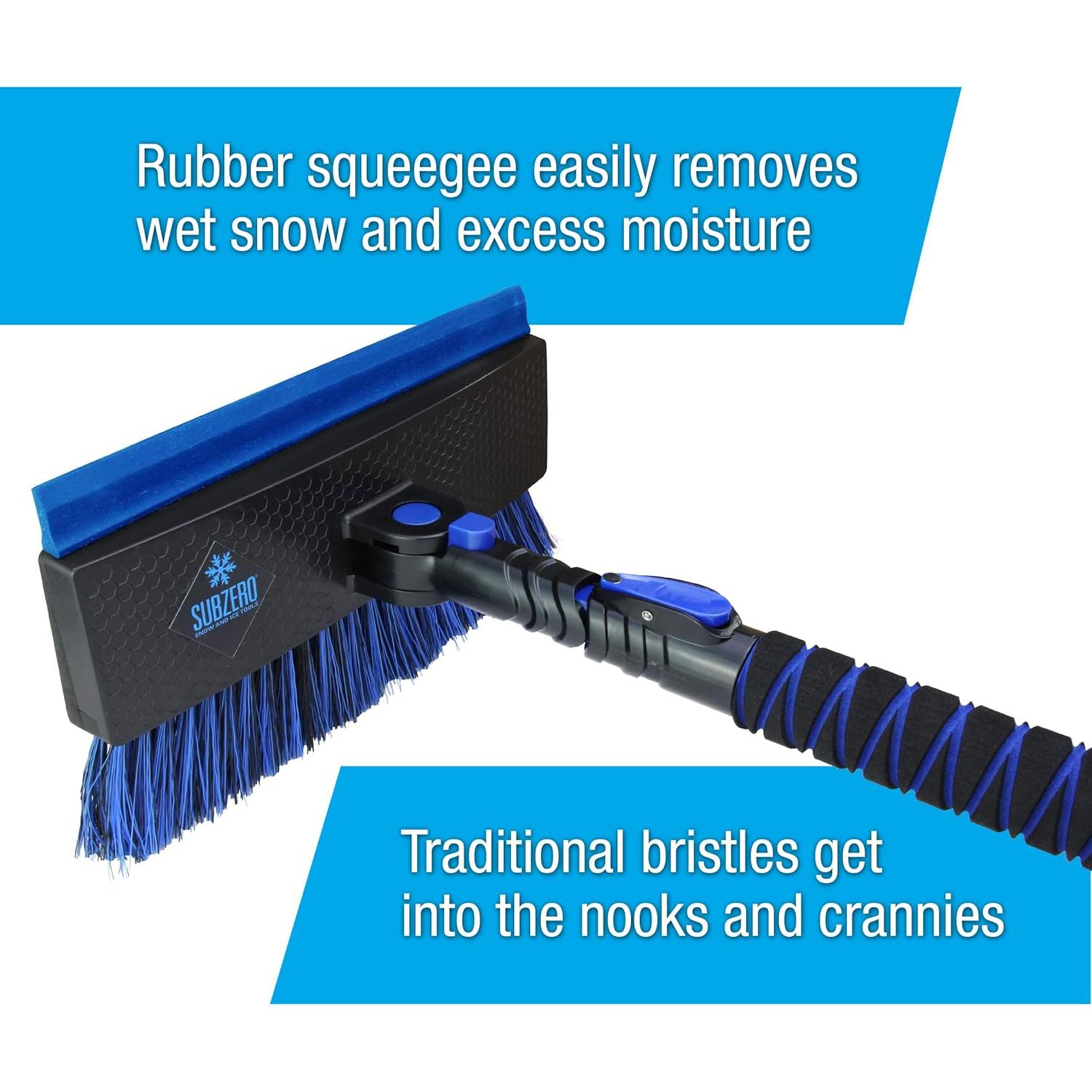 SubZero POWER-Force Snow Broom 137 cm y Raspador de Hielo 28 cm
