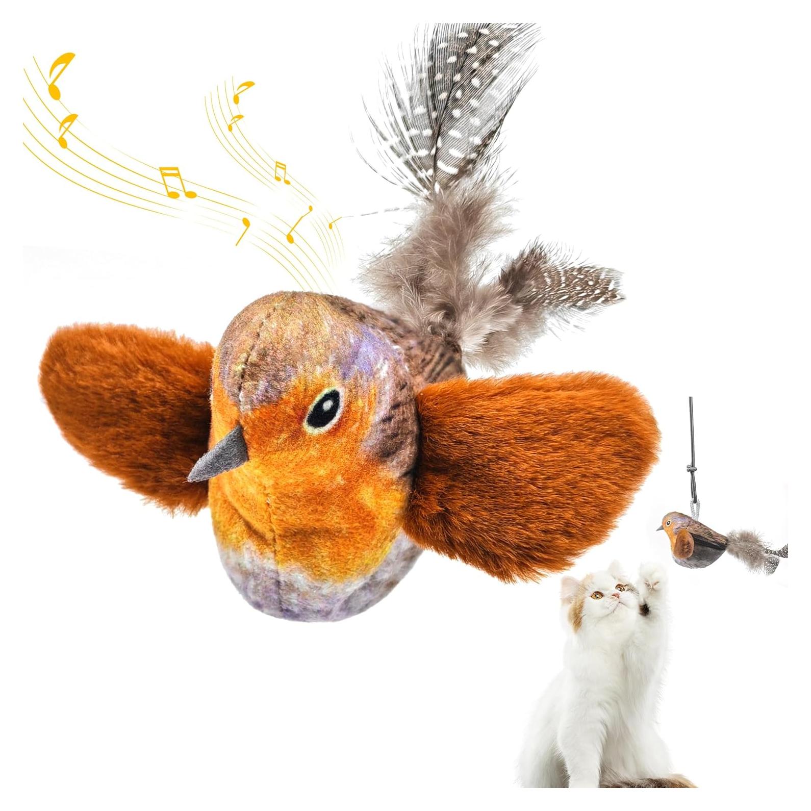 Juguete para Gato Wagcraze Pájaro Chirriante Interactivo