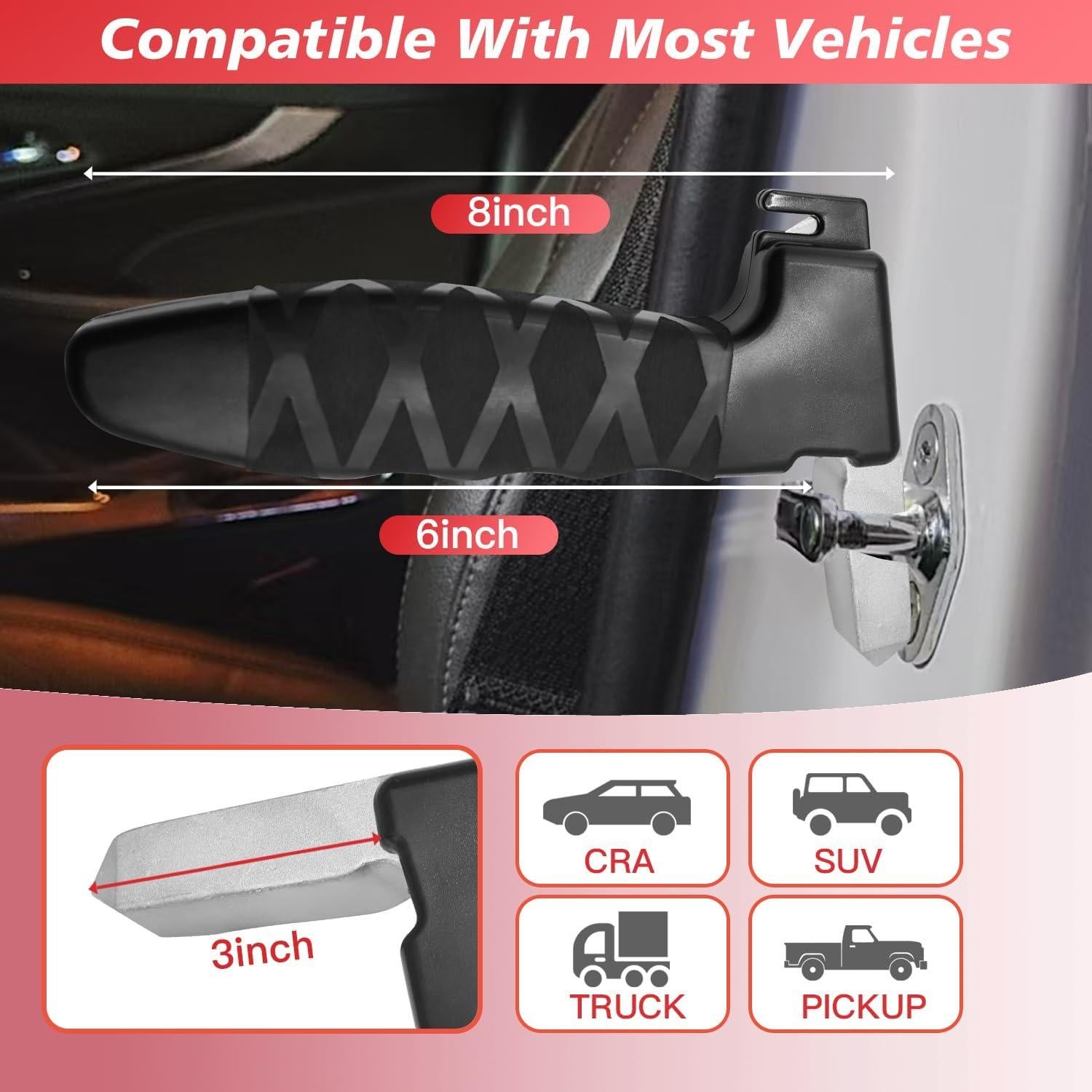 Mango de Asistencia para Puerta de Coche Tesheer - Negro