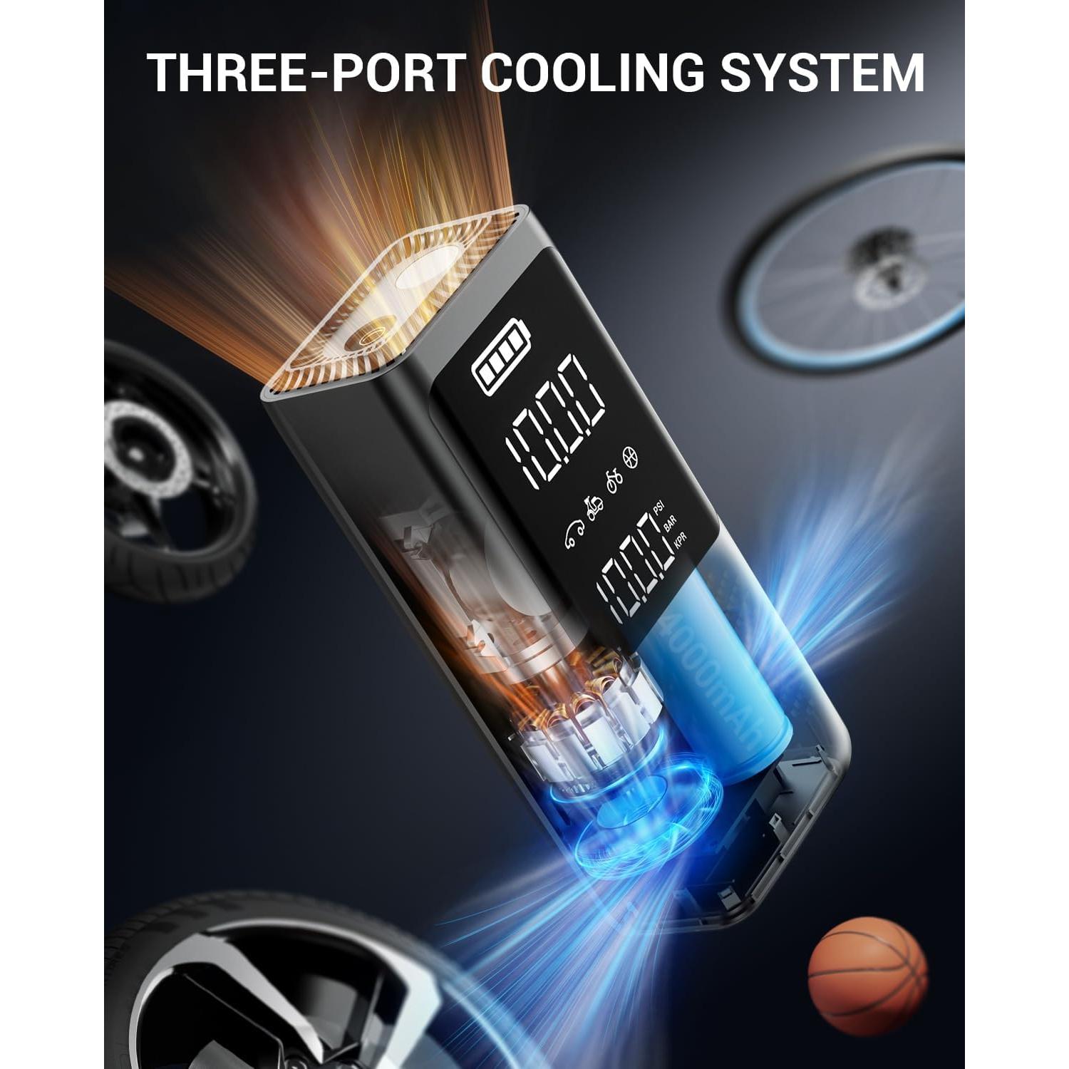 Compresor de Aire Portátil AVAPOW AP18 150 PSI Inalámbrico