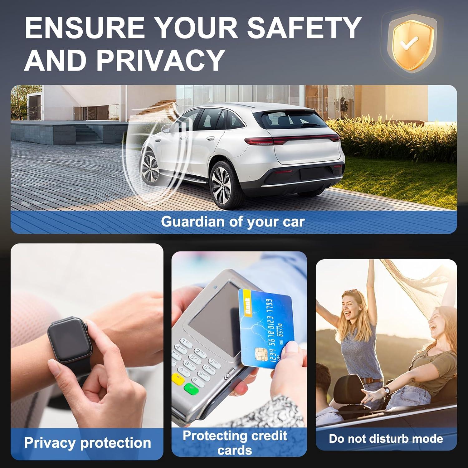 Caja Faraday Samfolk Pequeña con Bolsas para Llaves de Coche