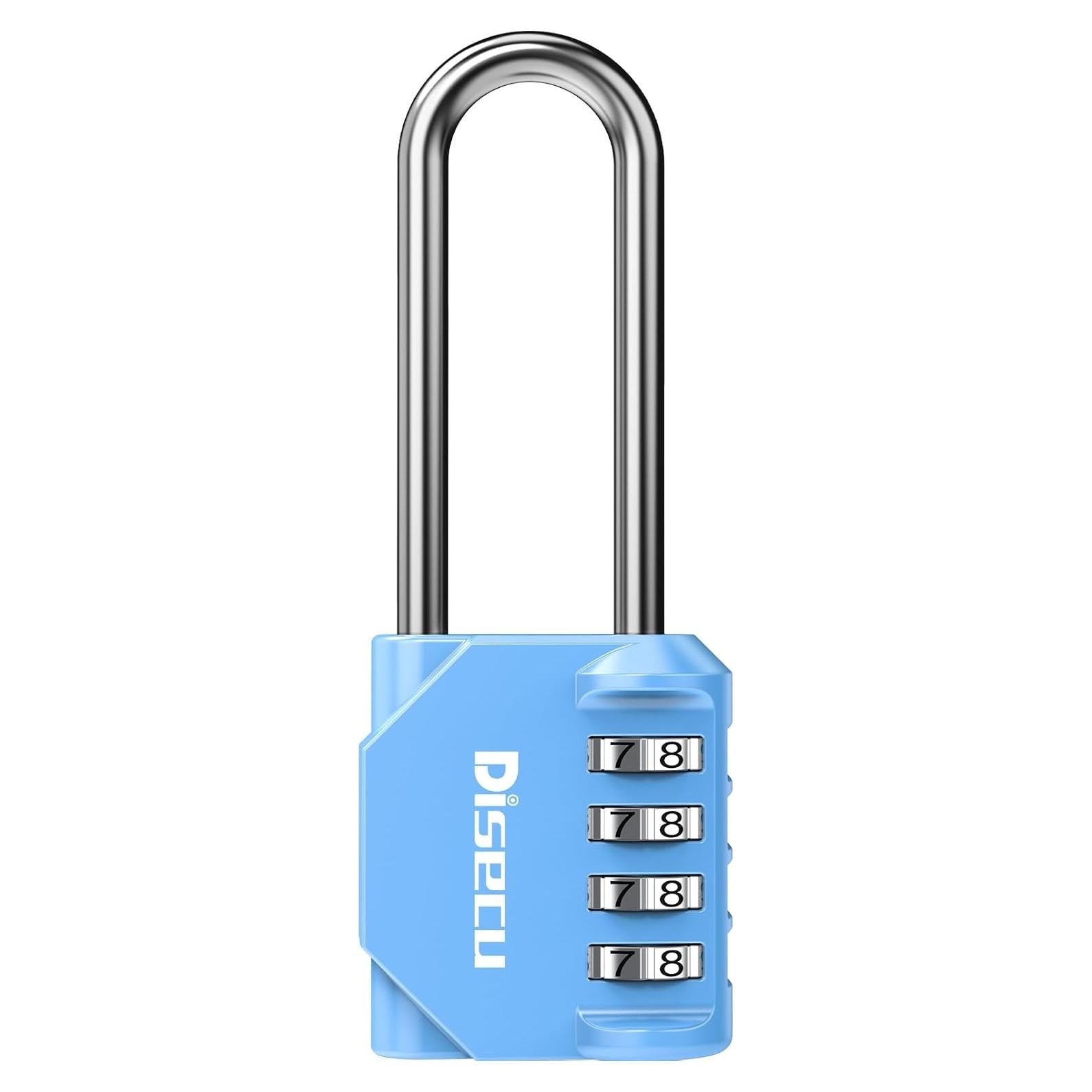 Candado de Combinación Disecu 4 Dígitos 11.56 cm Azul