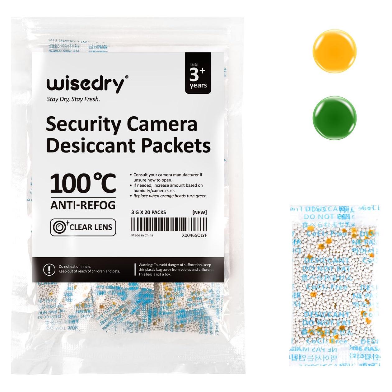 Paquetes Deshidratantes Wisedry 3g [20 Unidades] para Cámaras