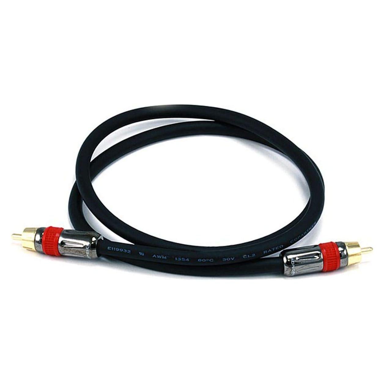 Cable Coaxial Digital Monoprice 0.91m RCA CL2 Blindado