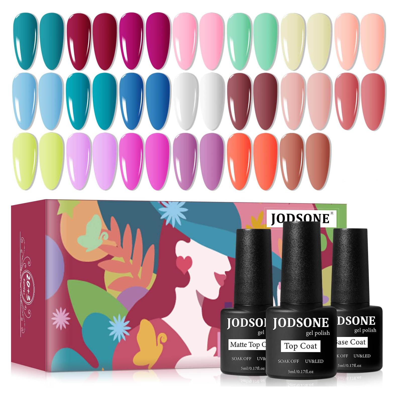 Kit de Esmalte en Gel JODSONE 23 Piezas Colorido