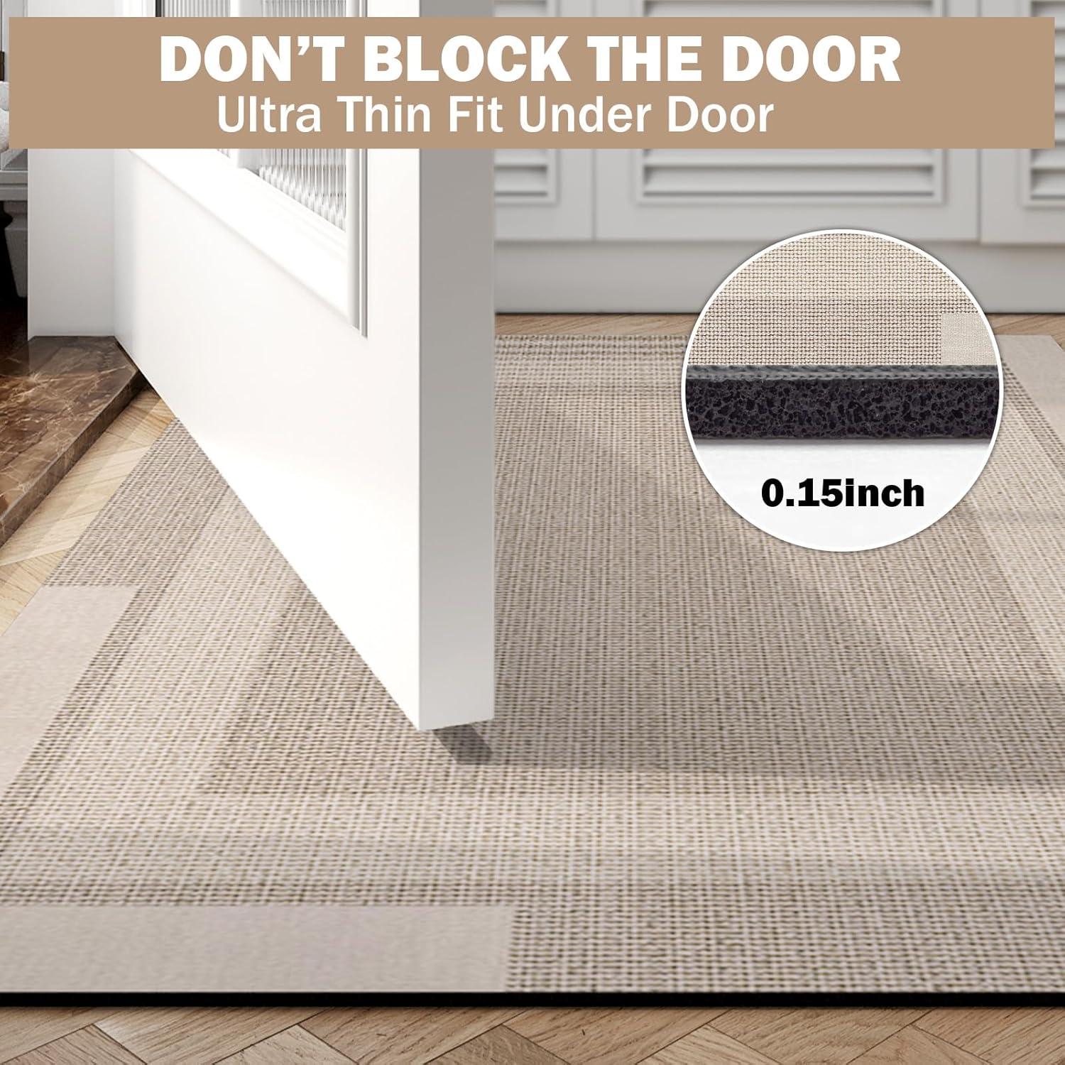 Alfombra de Baño Antideslizante YDKGL Beige 40x60cm