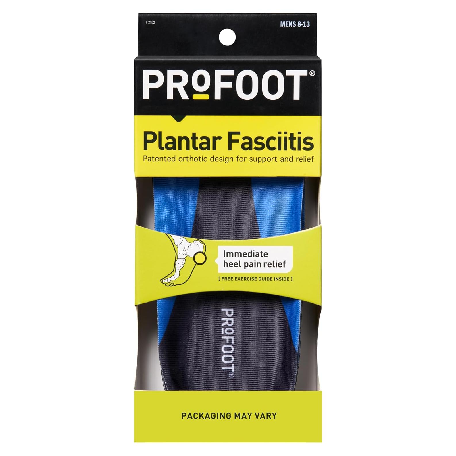 Plantillas ortopédicas Profoot para fascitis plantar Hombre 8-13