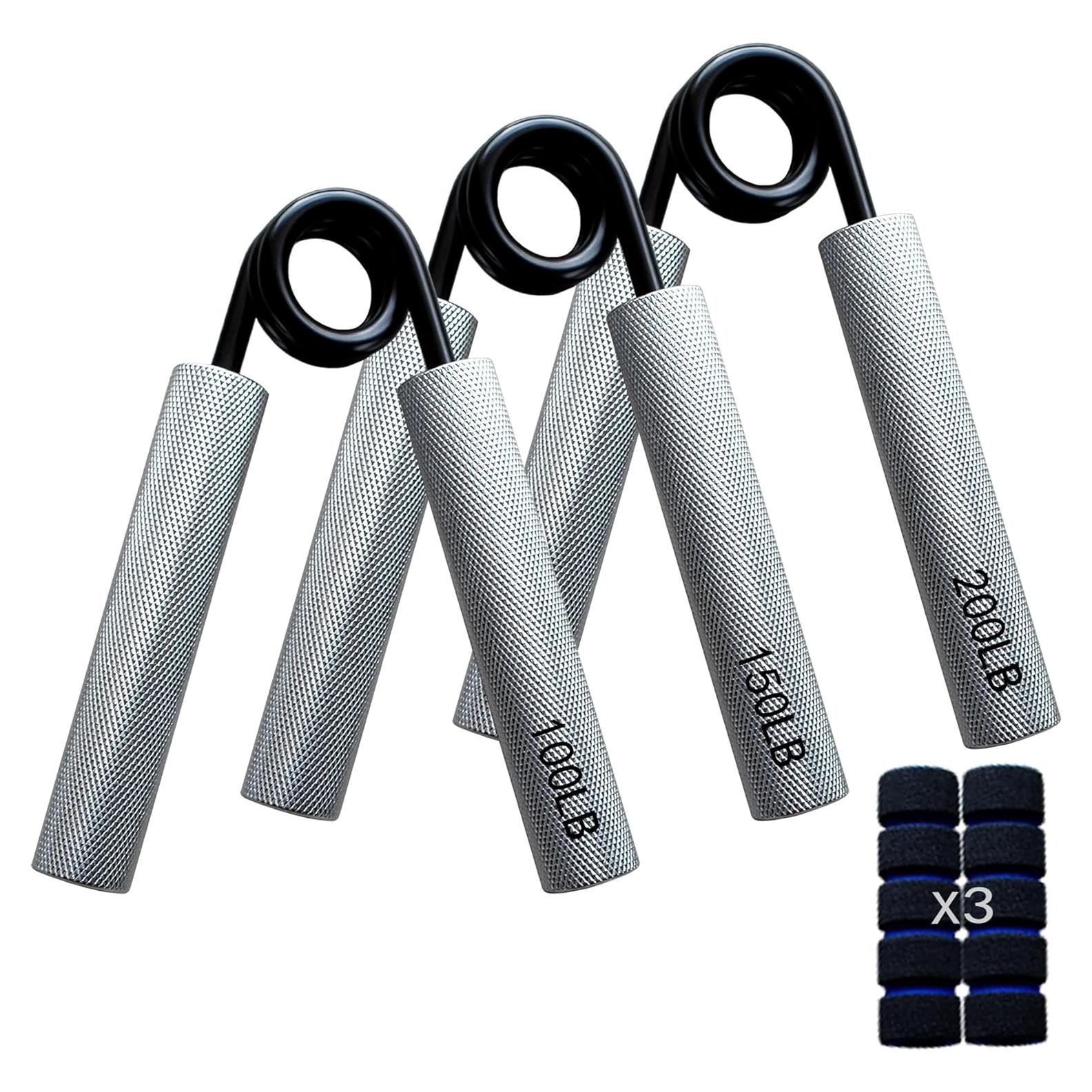 Entrenador de Fuerza de Agarre Lotorr 3 Piezas Antideslizante