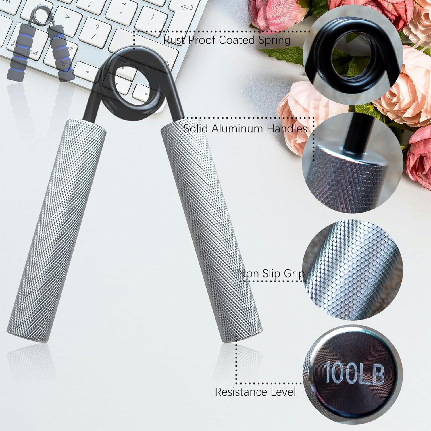 Entrenador de Fuerza de Agarre Lotorr 3 Piezas Antideslizante