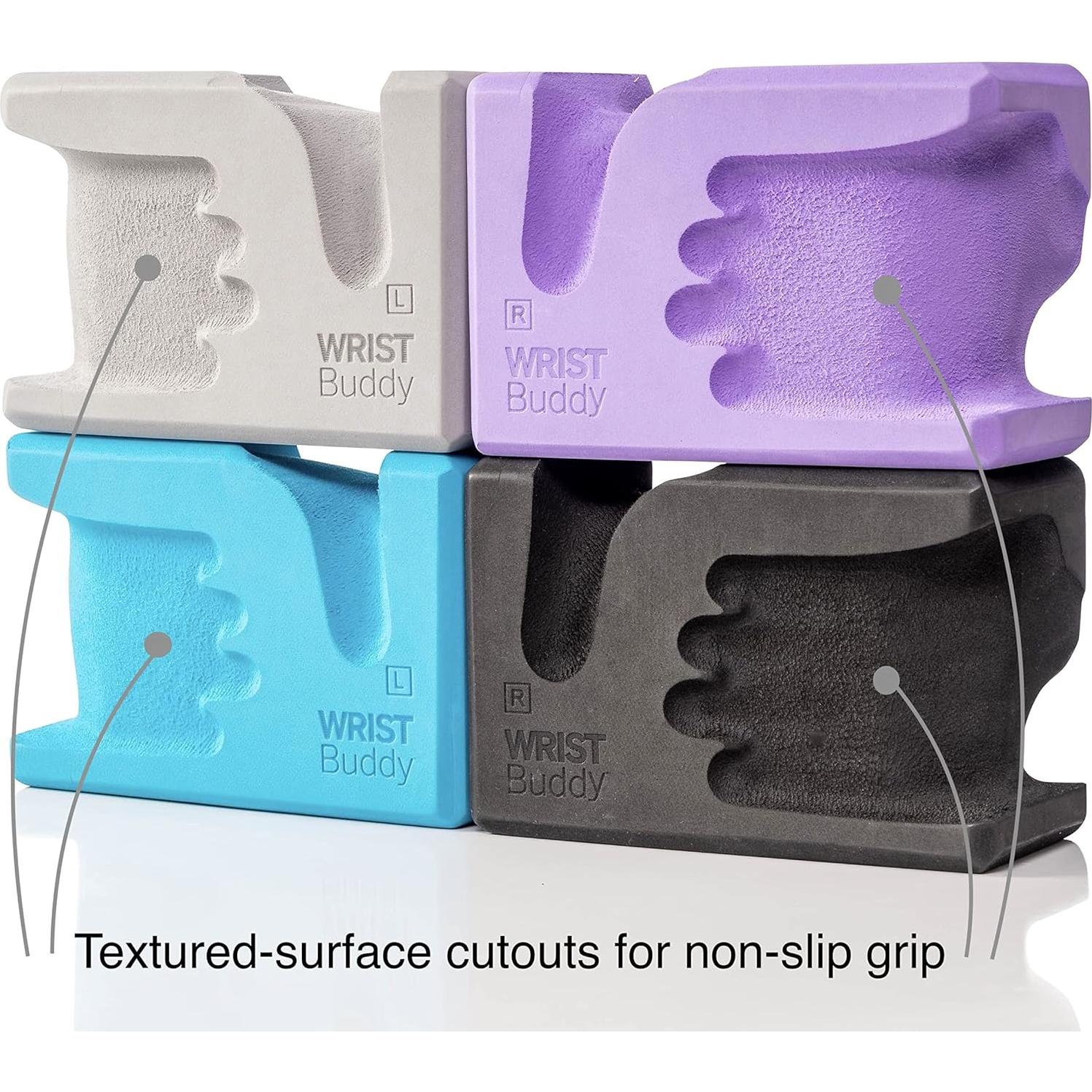 Bloques de Yoga WRIST BUDDY Negro 2 Piezas Ergonomicos