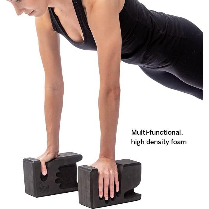 Bloques de Yoga WRIST BUDDY Negro 2 Piezas Ergonomicos