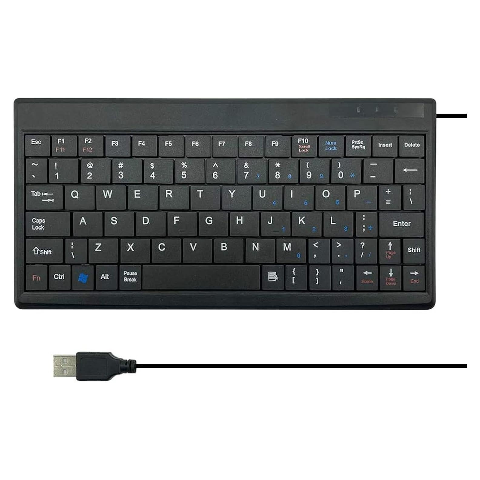 Teclado Mini USB CUQI para PC y Android TV Box - 217x109mm