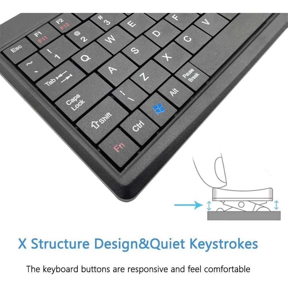 Teclado Mini USB CUQI para PC y Android TV Box - 217x109mm