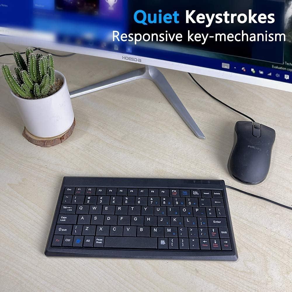 Teclado Mini USB CUQI para PC y Android TV Box - 217x109mm