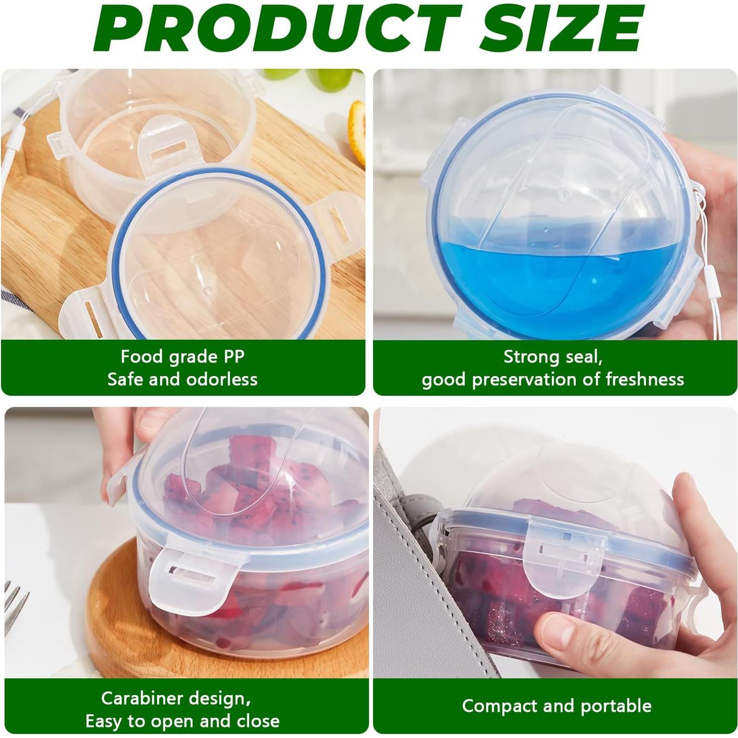 Paquete de 4 Contenedores de Almacenamiento Hefei para Cebollas