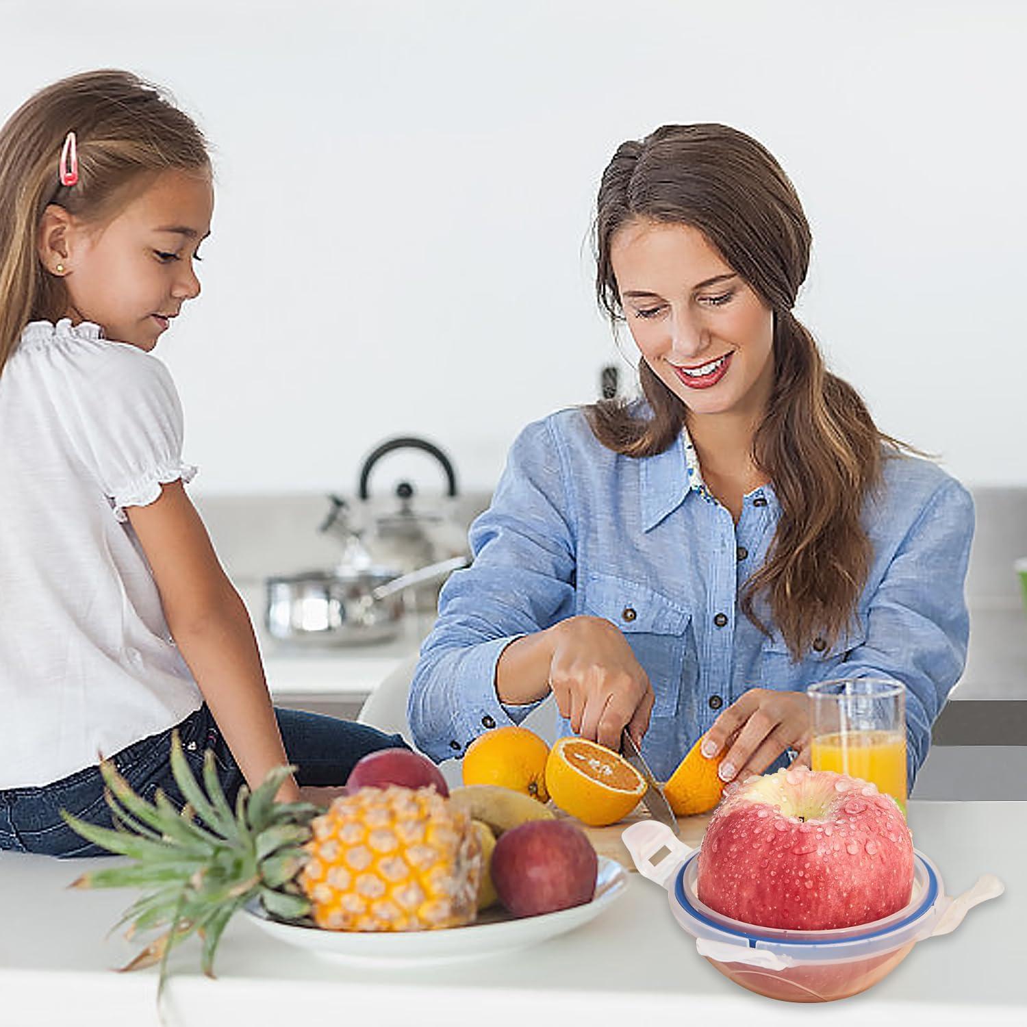 Paquete de 4 Contenedores de Almacenamiento Hefei para Cebollas