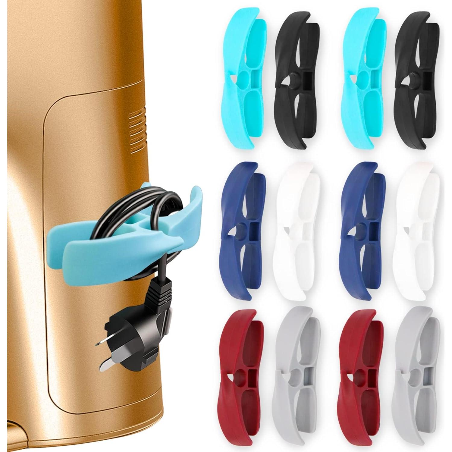 Organizador de Cables para Electrodomésticos de Cocina - IUULOB, 12 Paquete, 6 Colores