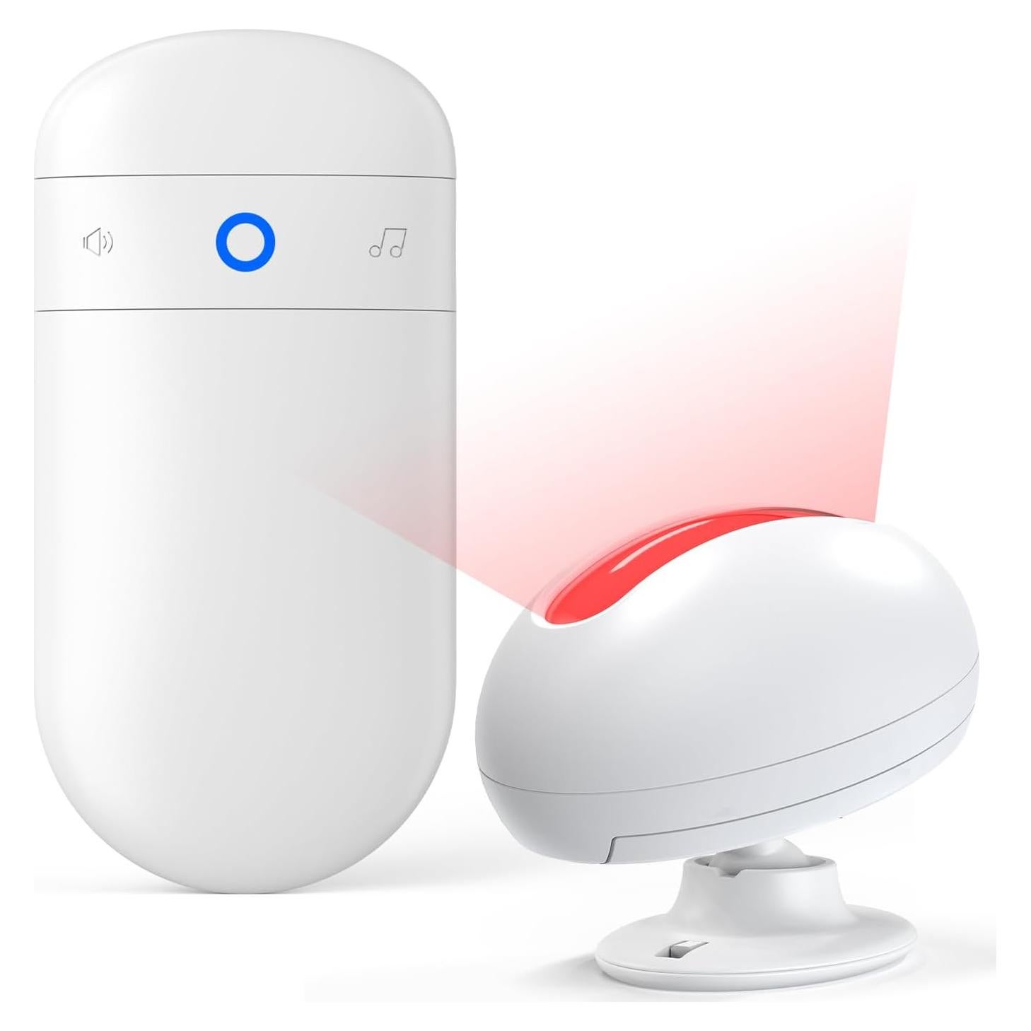 Timbre Inalámbrico SECRUI con Sensor de Movimiento 1 Receptor 1 Sensor