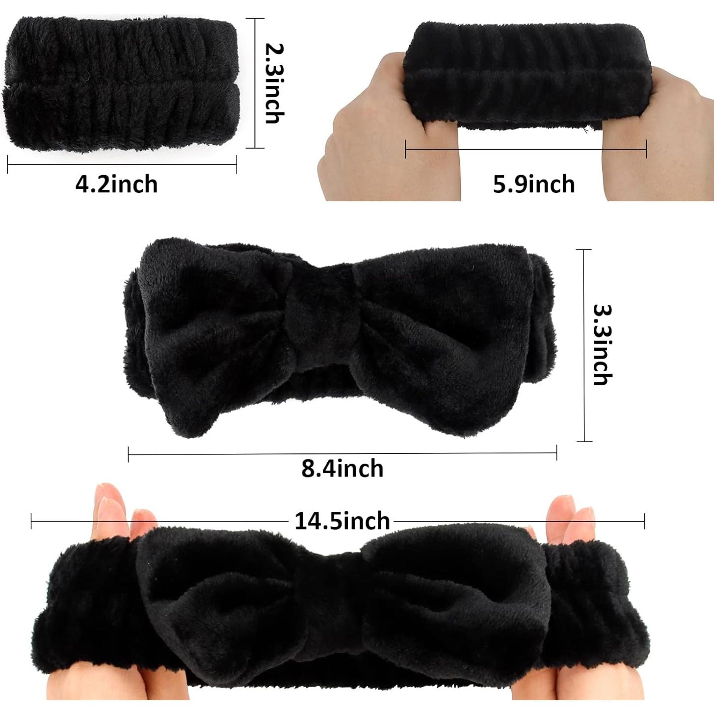 Conjunto de Diademas y Muñequera de Spa WHAVEL - 6 Piezas