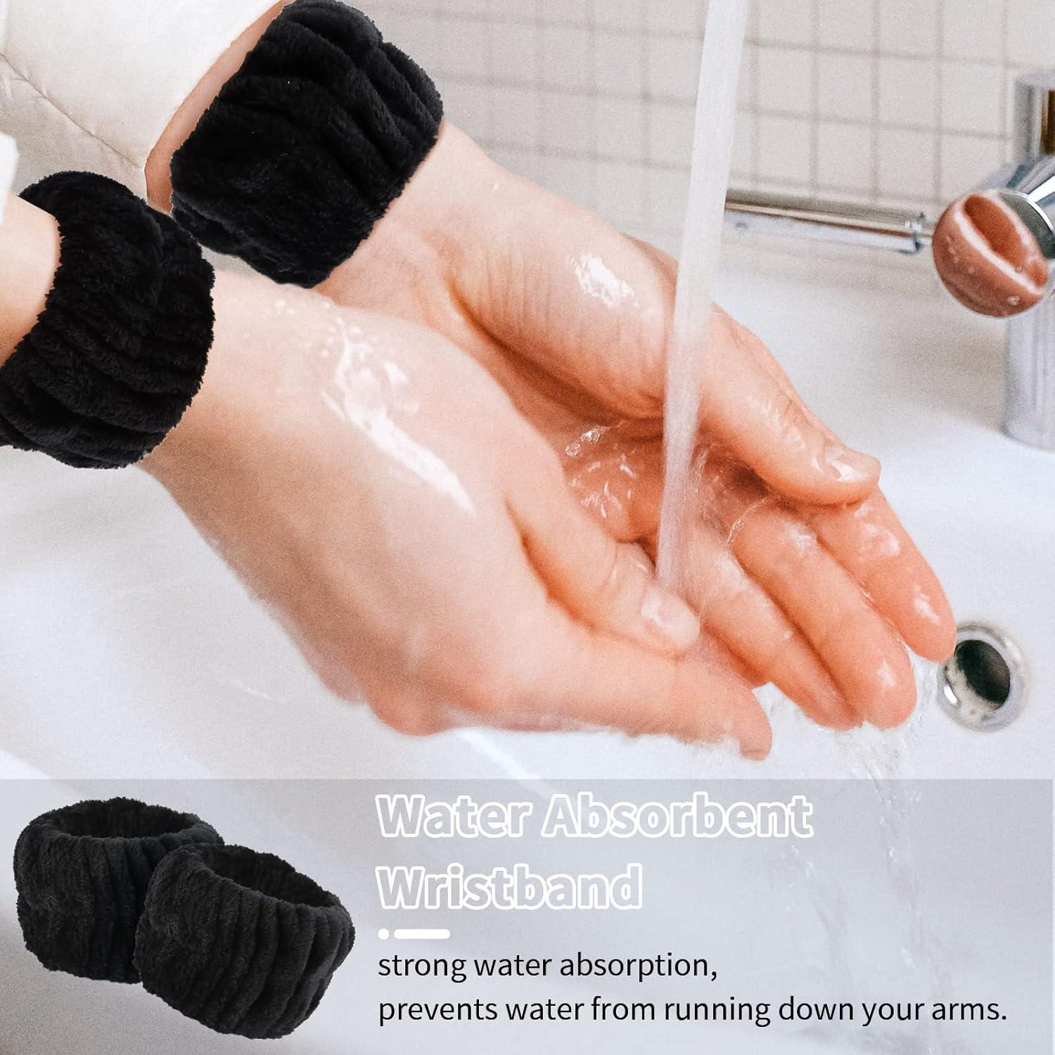 Conjunto de Diademas y Muñequera de Spa WHAVEL - 6 Piezas