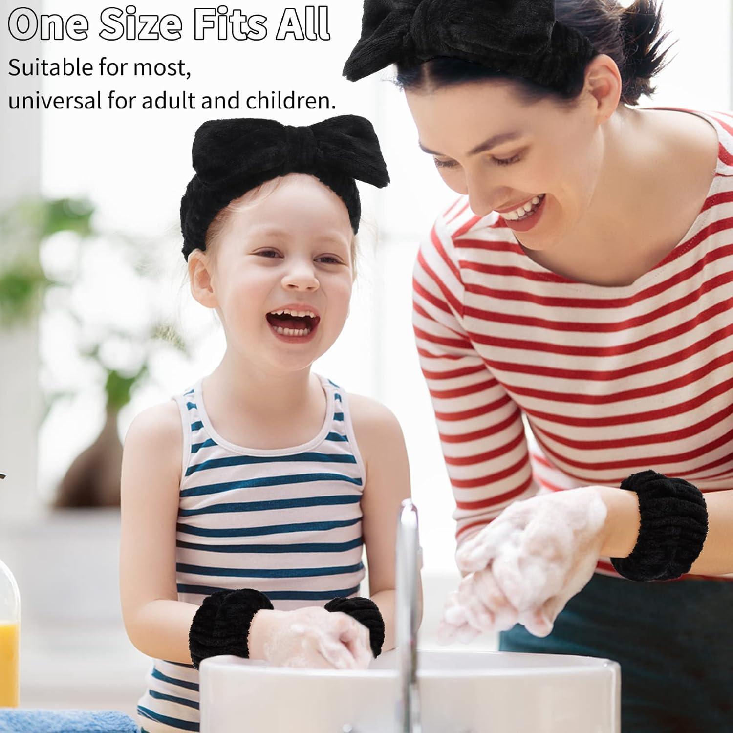 Conjunto de Diademas y Muñequera de Spa WHAVEL - 6 Piezas