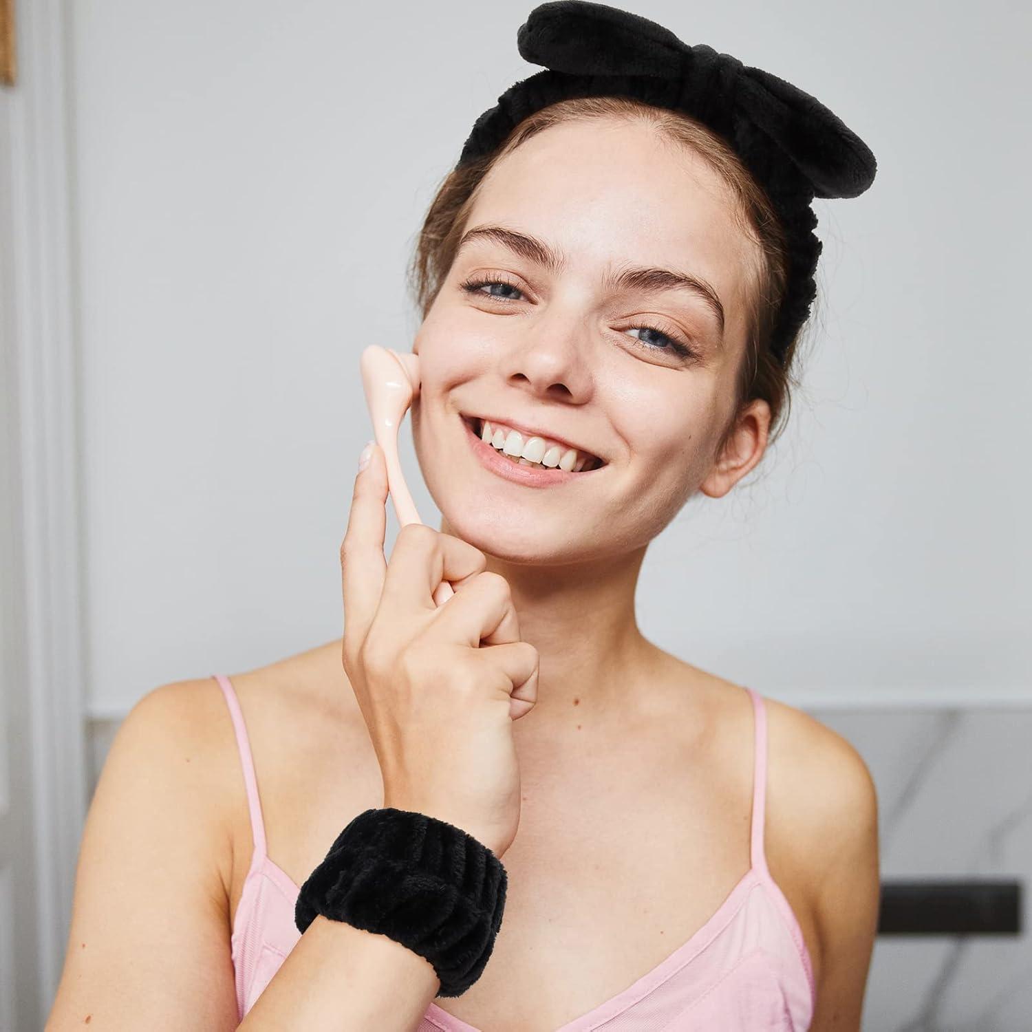 Conjunto de Diademas y Muñequera de Spa WHAVEL - 6 Piezas