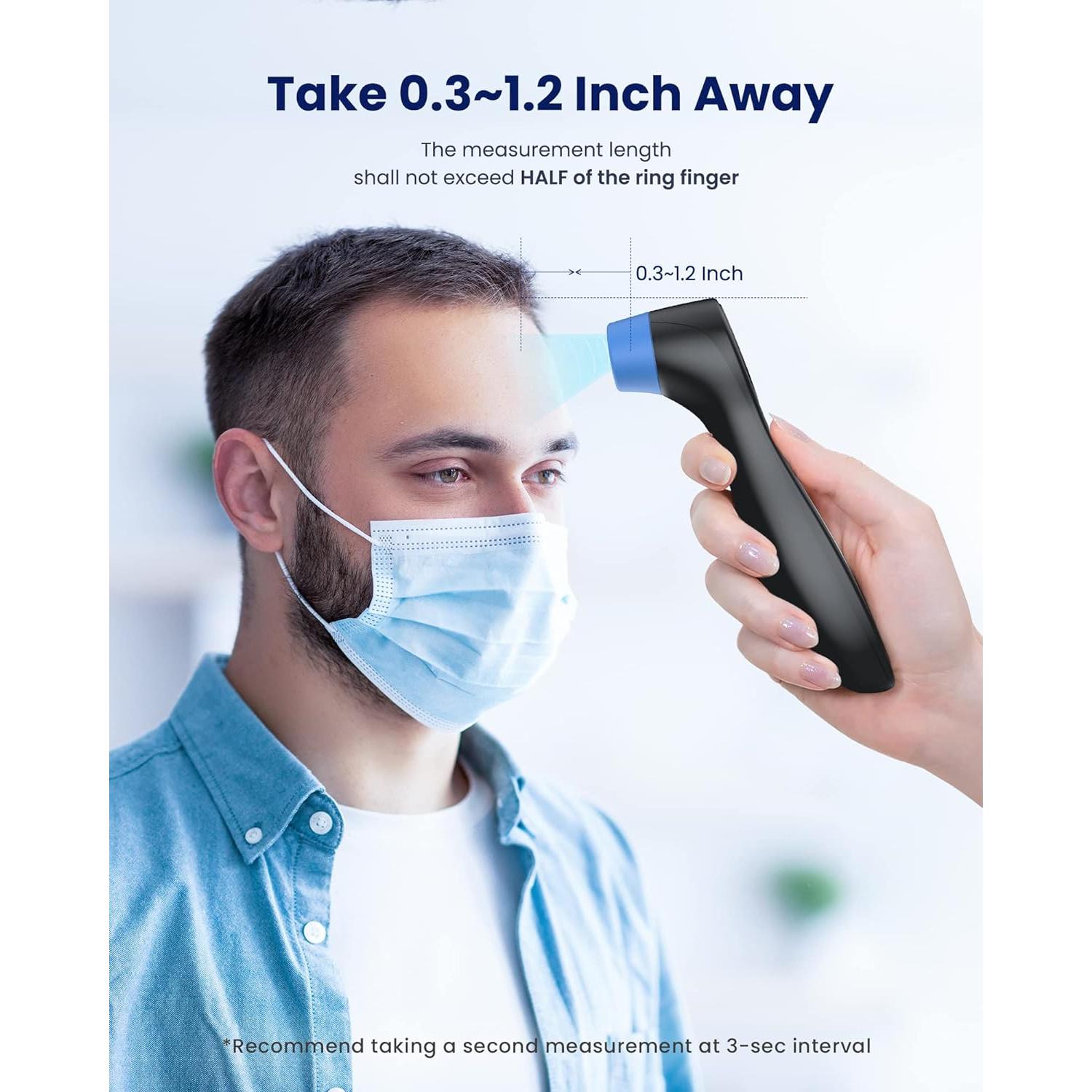 Termómetro Digital Sin Contacto Femometer DET-306 Negro