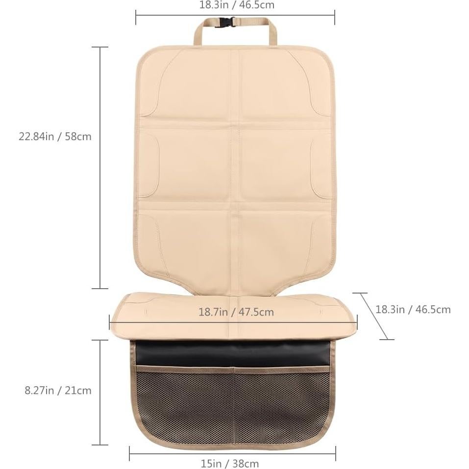 Protector de Asiento de Coche Pefirst PF801 Impermeable Beige