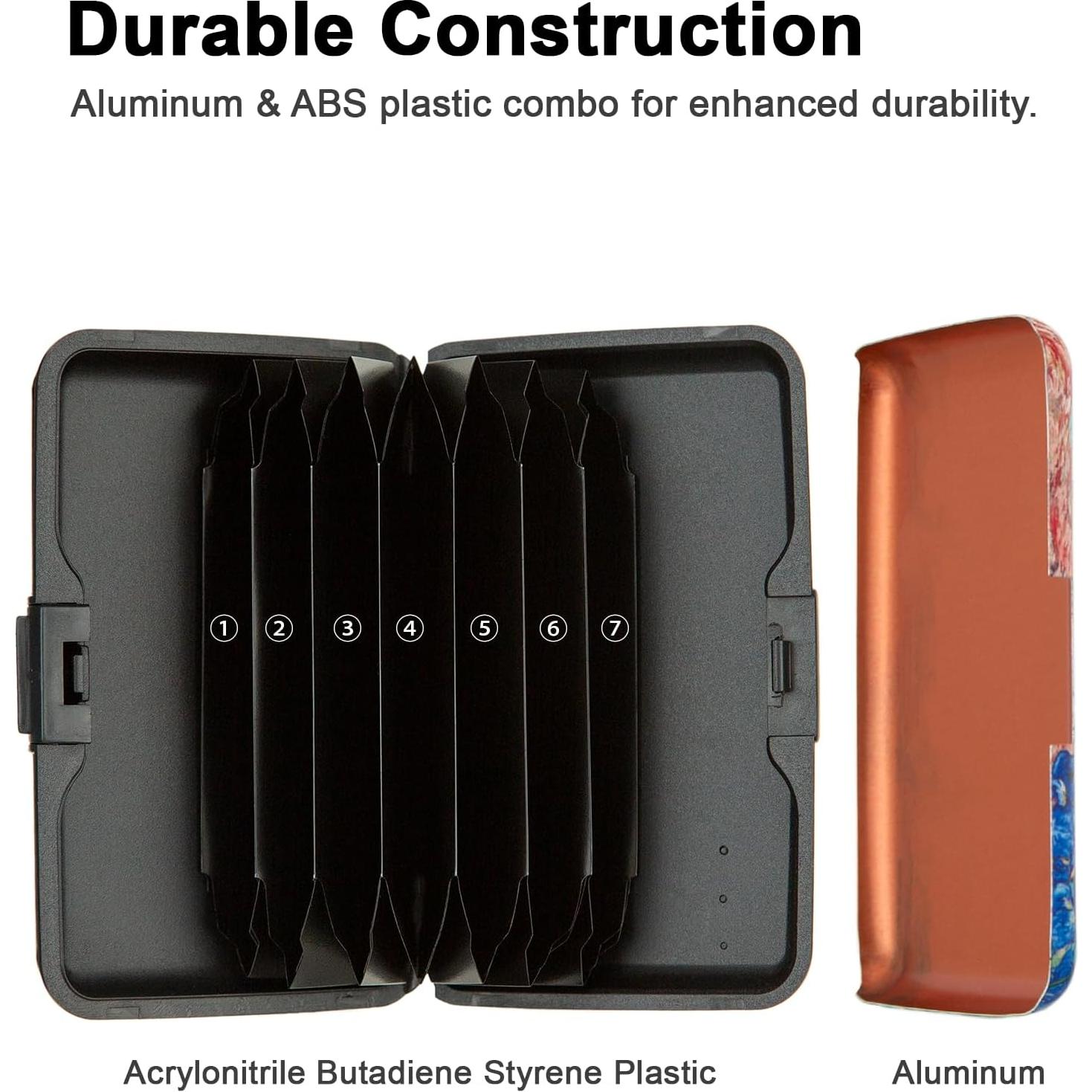 Billetera RFID Compacta Kaabao para Tarjetas - Diseño Mariposa