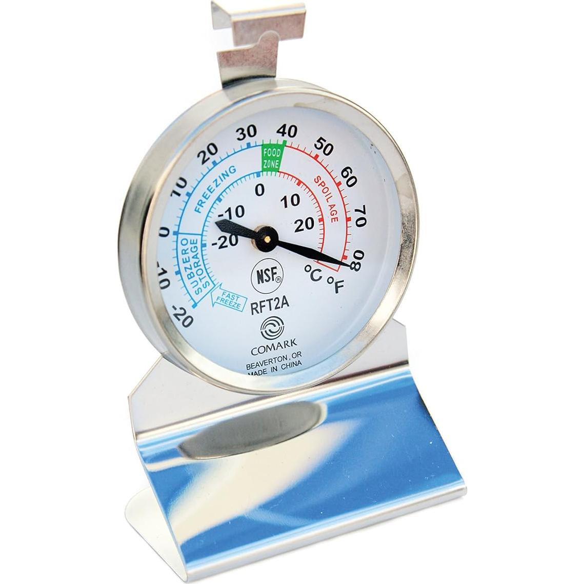 Termómetro de Refrigerador Comark RFT2AK Acero Inoxidable