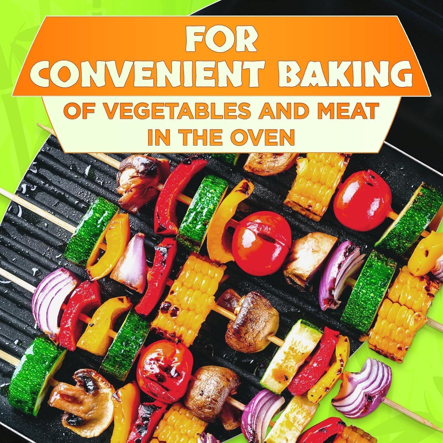 Juego de 100 Pinchos de Bambú Tesorrio 40.64 cm para Asar