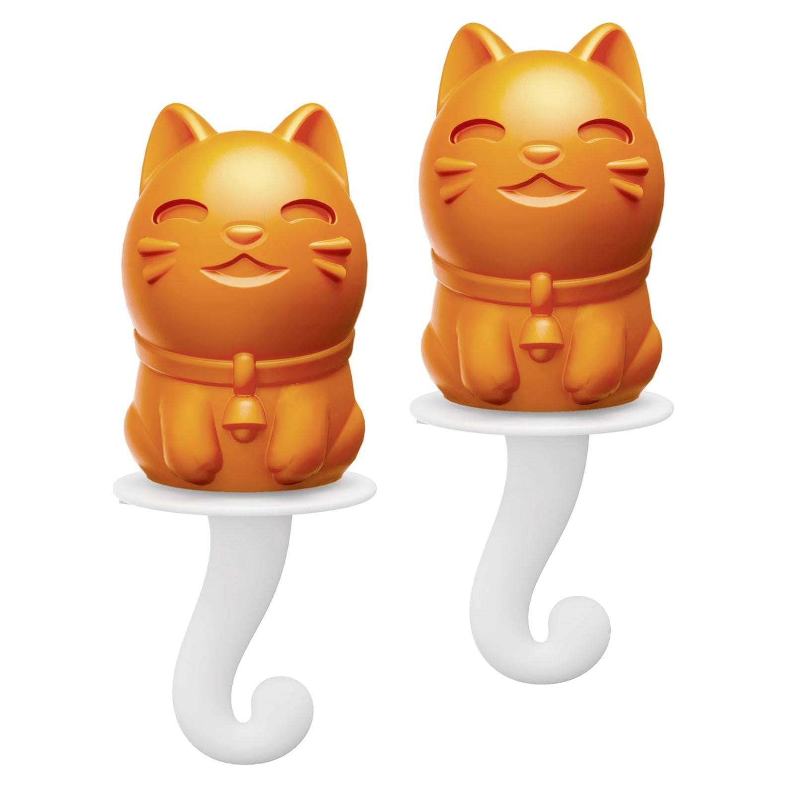 Moldes de Paletas ZOKU Gato Silicona Set de 2 41.6ml