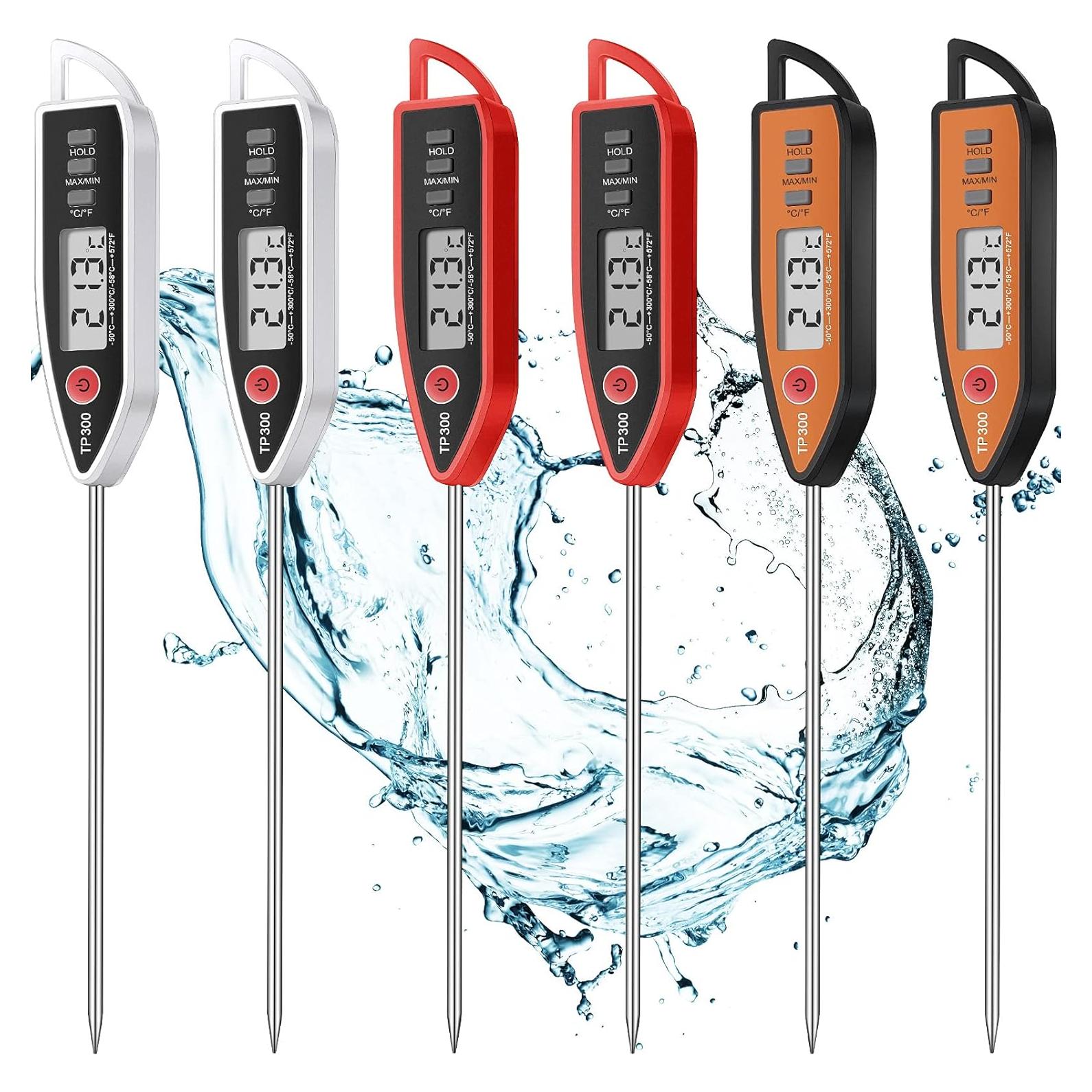 Termómetro Digital Weewooday MR26 para Carne 6 Pcs 300°C