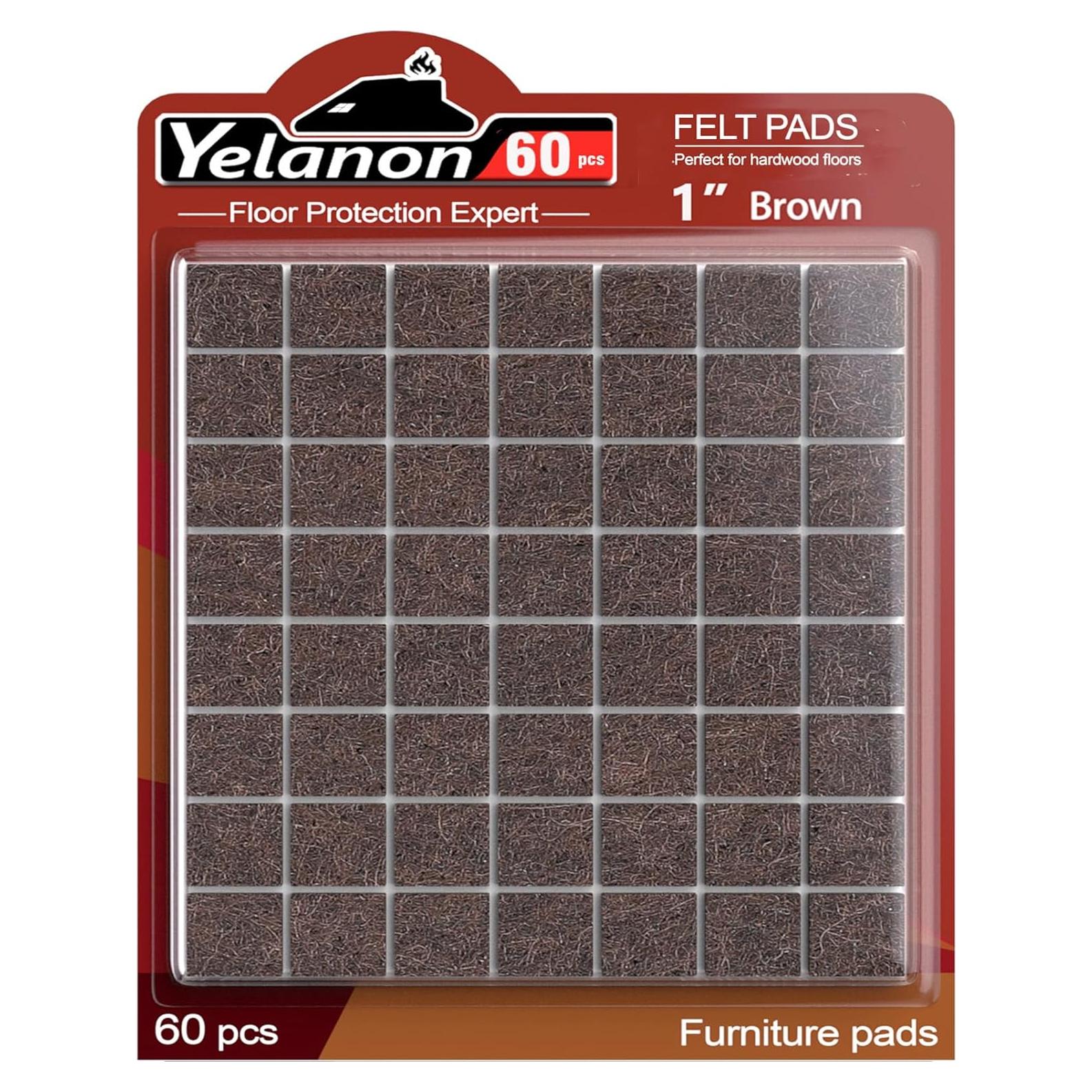 Almohadillas de Fieltro Yelanon 60 Pcs Protectores para Muebles