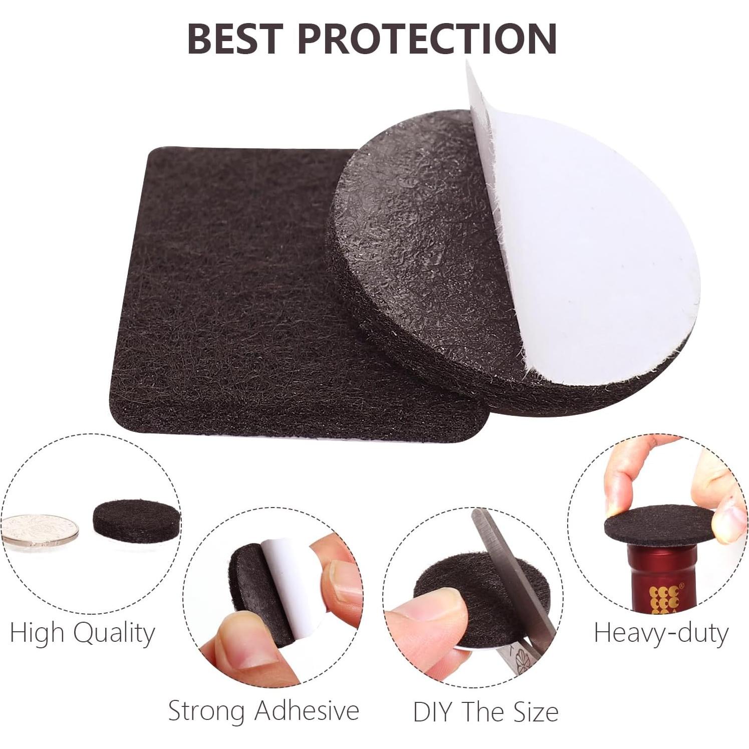 Almohadillas de Fieltro Yelanon 60 Pcs Protectores para Muebles