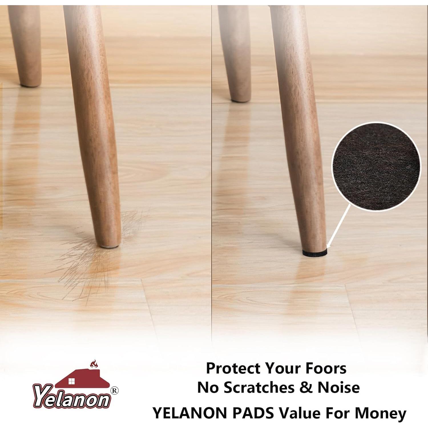 Almohadillas de Fieltro Yelanon 60 Pcs Protectores para Muebles