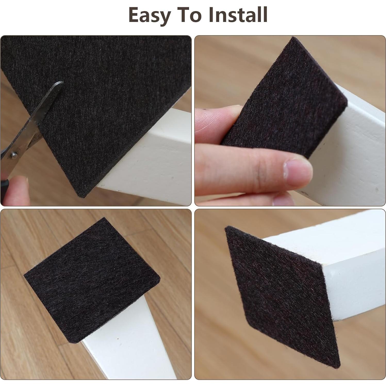 Almohadillas de Fieltro Yelanon 60 Pcs Protectores para Muebles