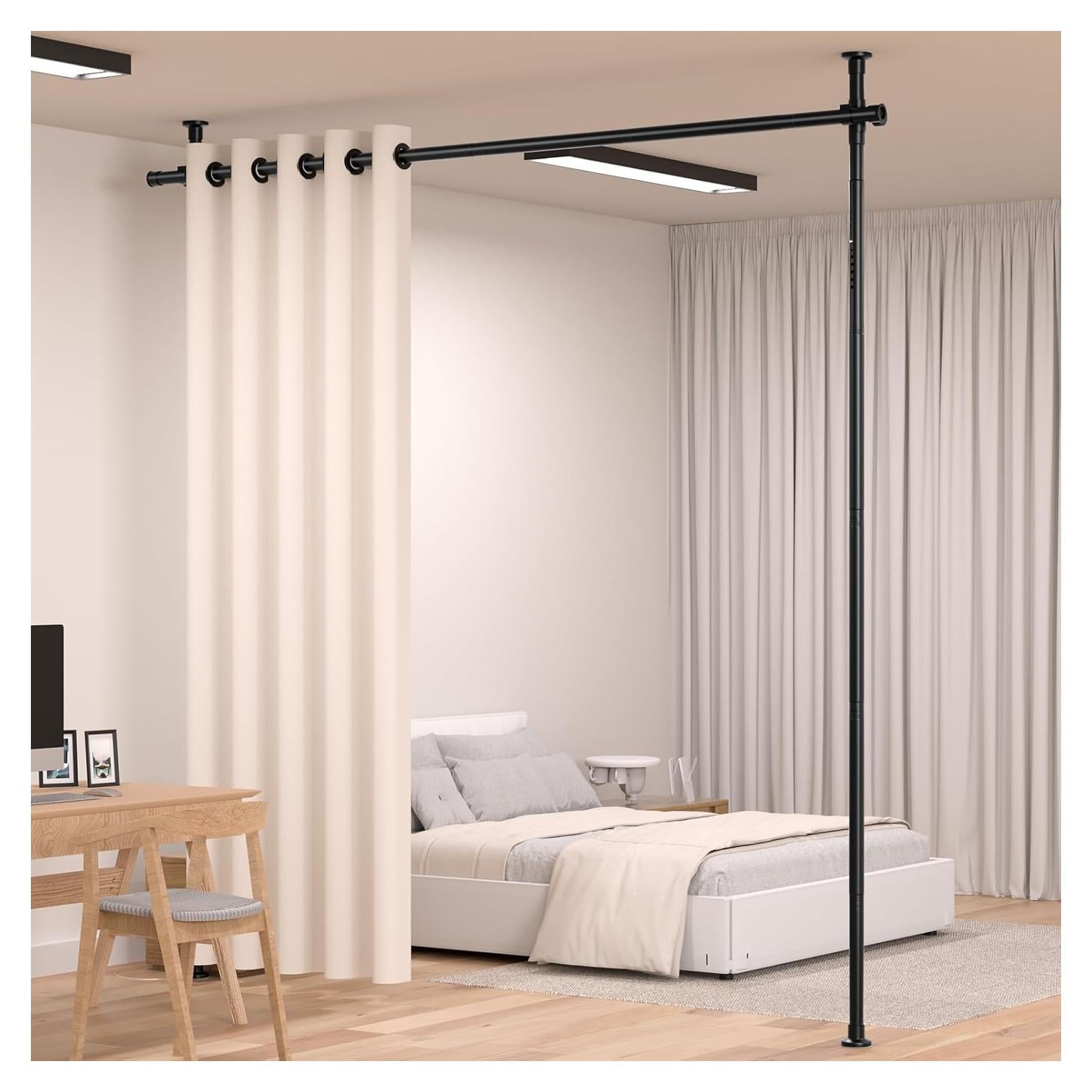 Varilla Divisoria de Habitaciones Getsrichfc Ajustable 1.22-3.05m