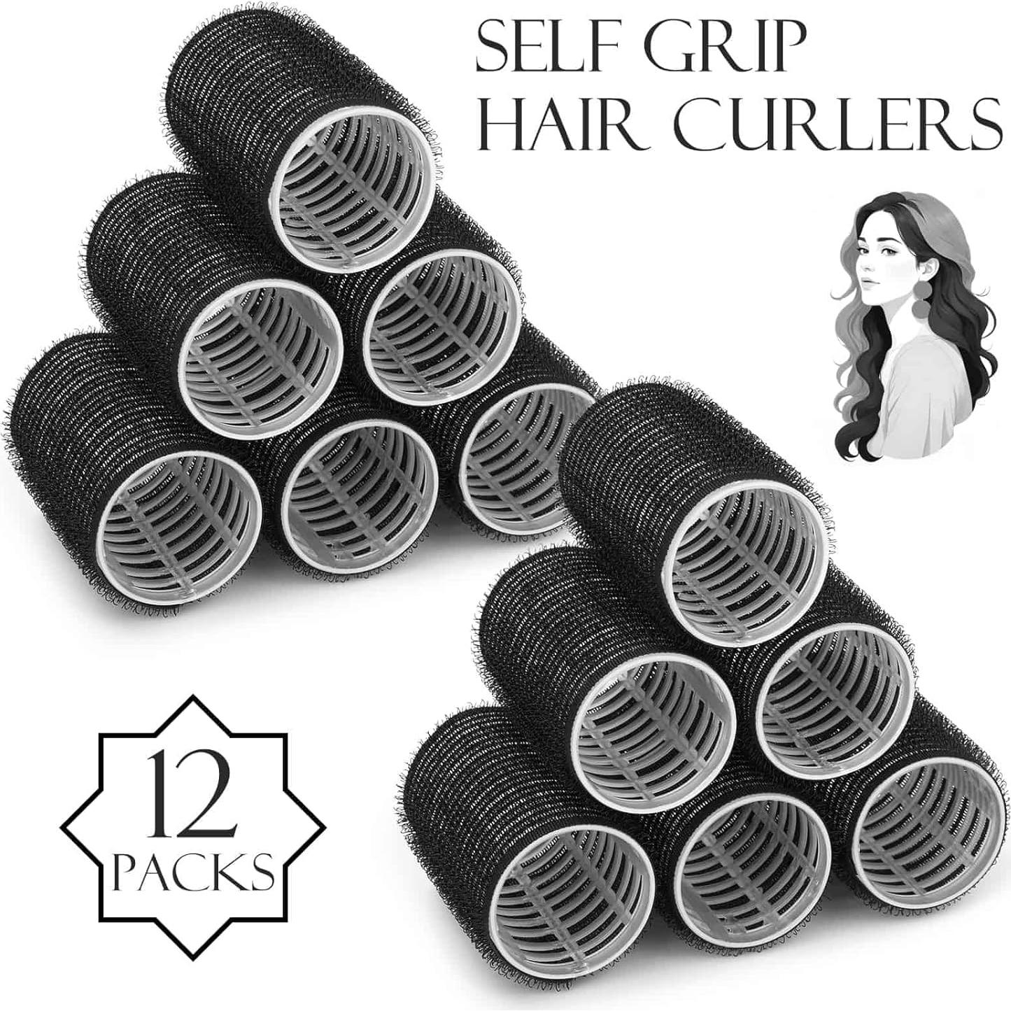 Rizadores de Cabello Acejoz 12 Piezas con Clips 3.5x6cm