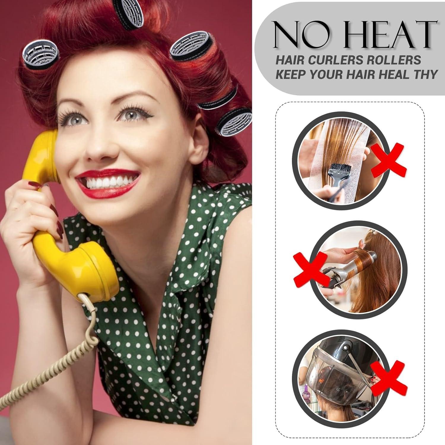 Rizadores de Cabello Acejoz 12 Piezas con Clips 3.5x6cm