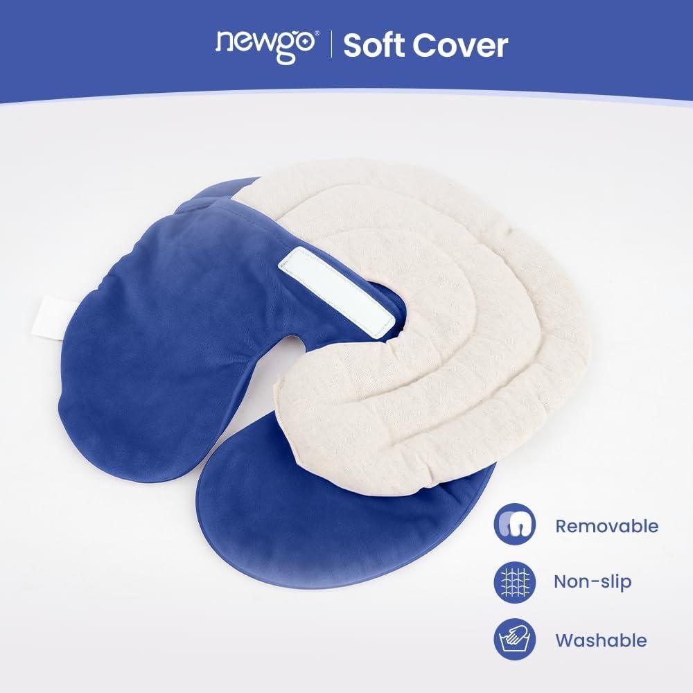 Máscara de Calor NEWGO para Alivio Sinusal y Ocular - Azul