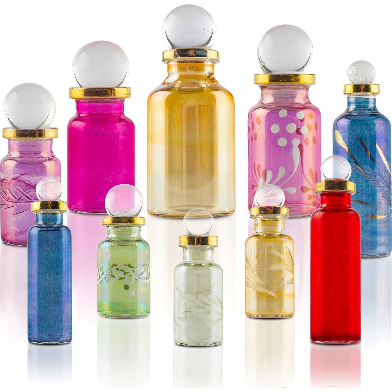 Set de 10 Botellas de Vidrio Egipcias para Perfume 5ml