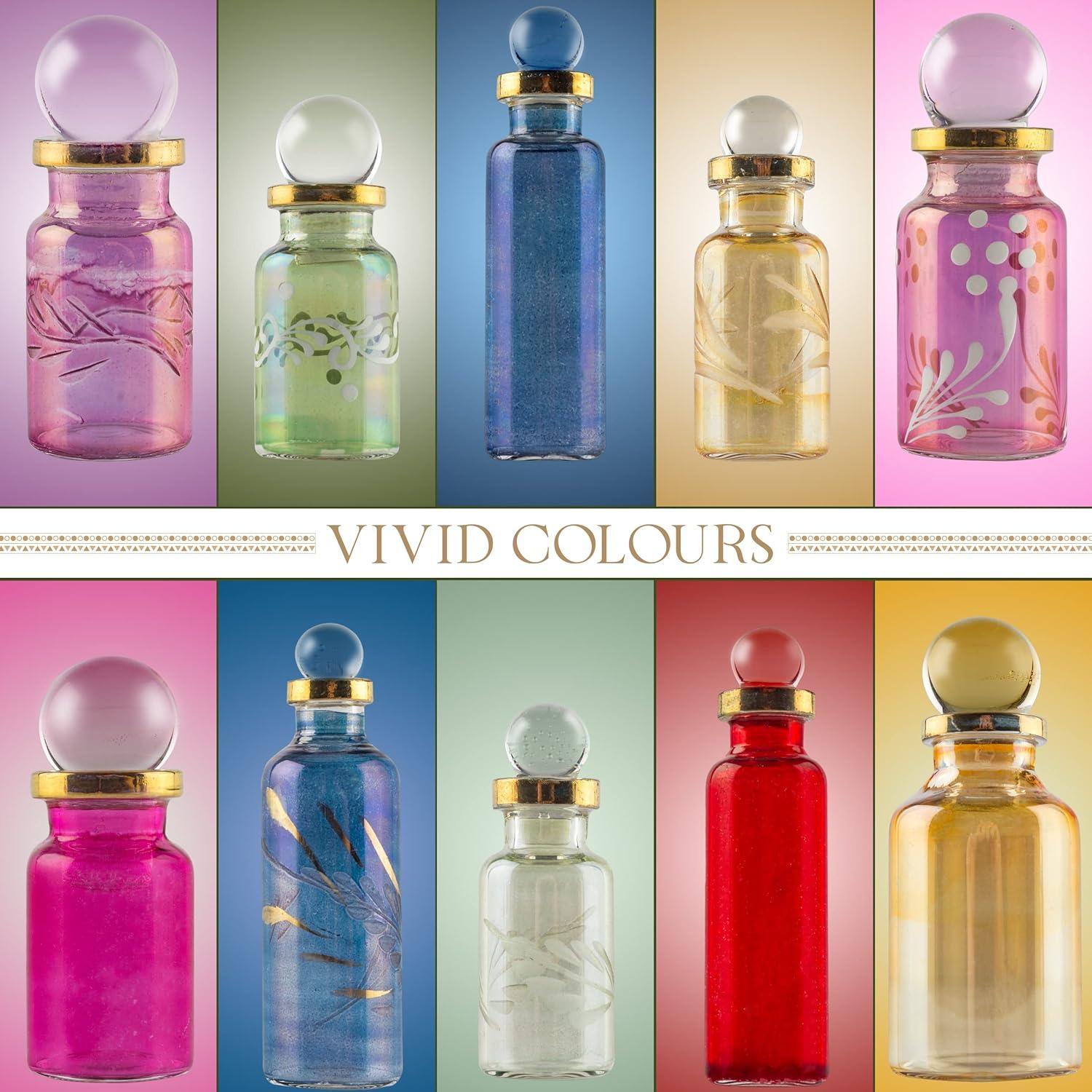 Set de 10 Botellas de Vidrio Egipcias para Perfume 5ml