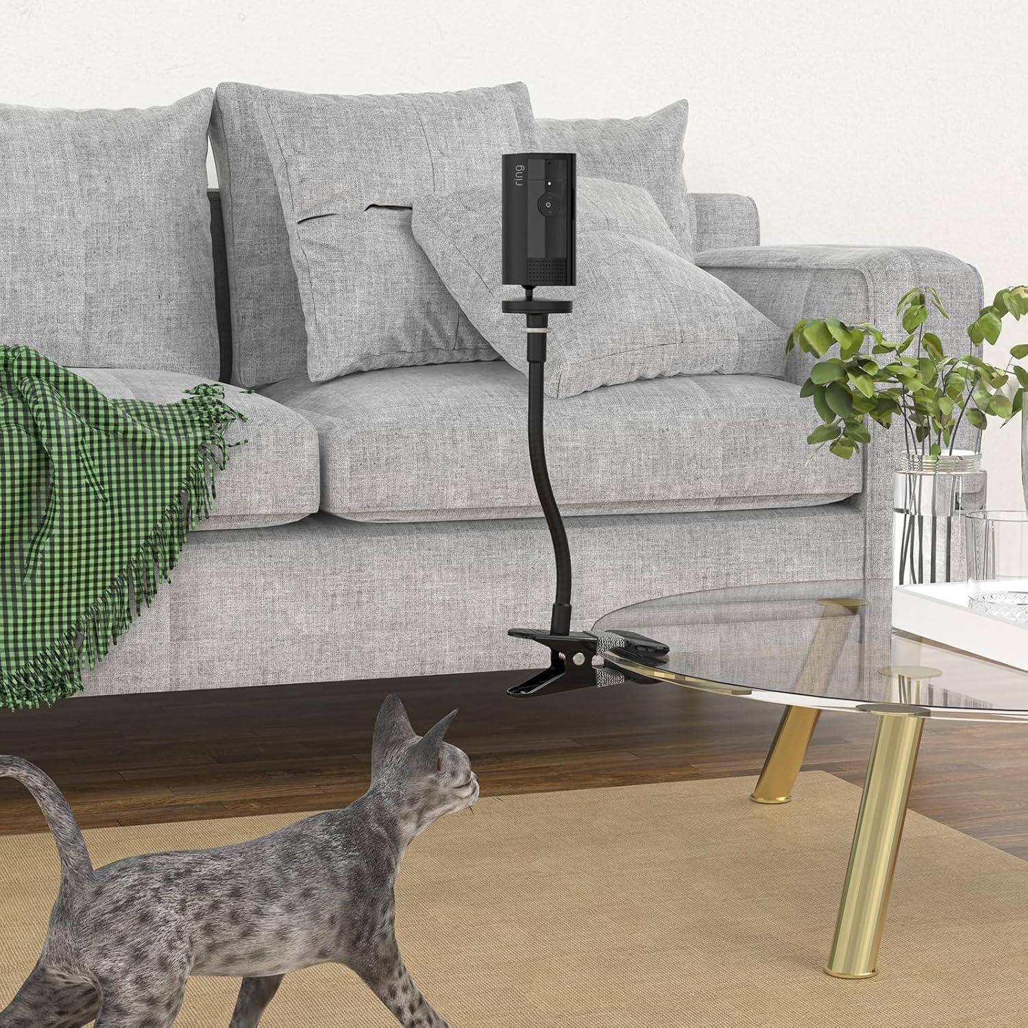 Soporte Clip HOLACA para Cámara Interior Ring 2da Gen Negro