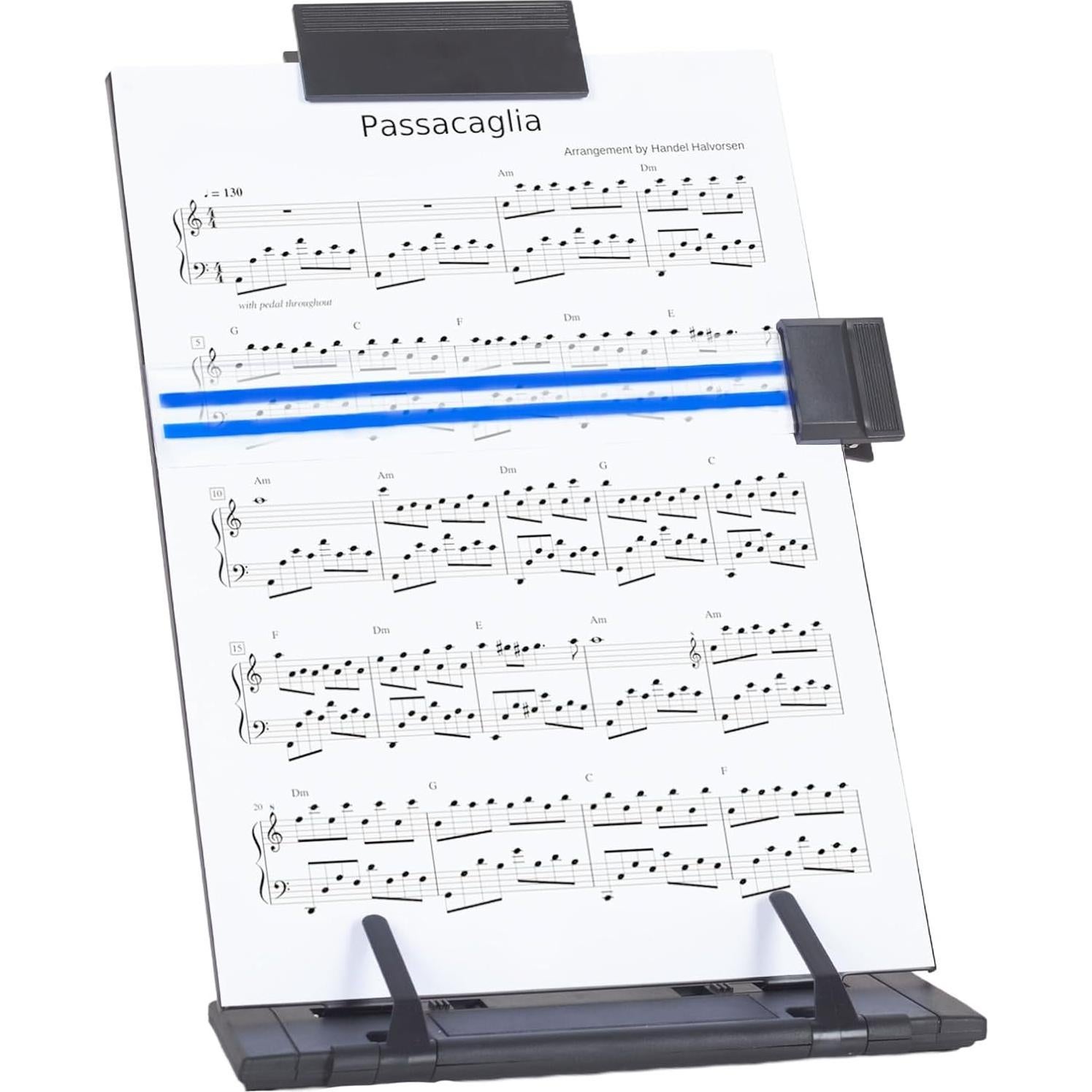 Soporte de Documentos Barelove Ajustable Metal Negro A4