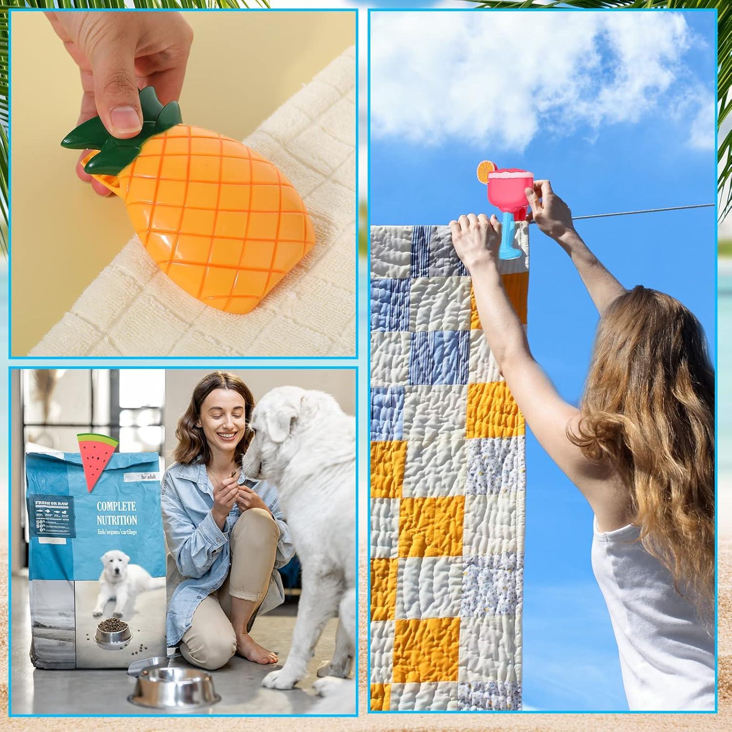 Clips para Toallas de Playa Honoson - 12 Pcs Divertidos