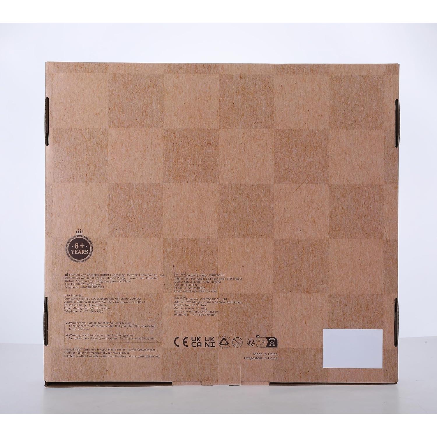 Juego de Ajedrez y Damas Magnético Peradix 32.5 cm 2 en 1