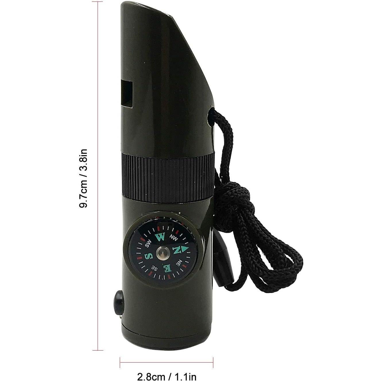 Silbato de Emergencia Splendorflying SFV09001 Verde Militar