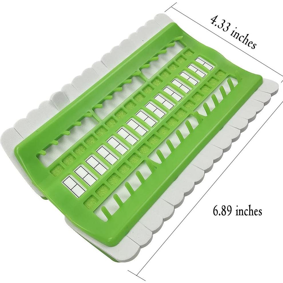 Organizador de Hilo D&D para Bordado 30 Posiciones Verde